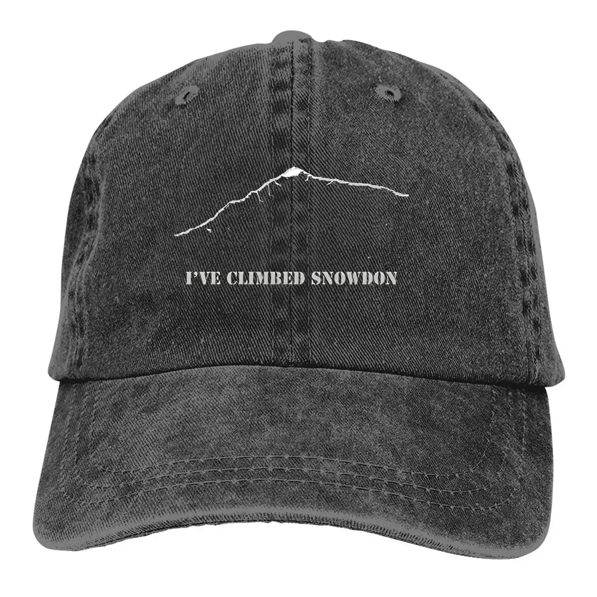 Pure Color Cowboy Hats I Ve Climbed Snowdon Women's Hat Sun Visor Baseball Caps Mountain Climber Peaked Trucker Dad Hat