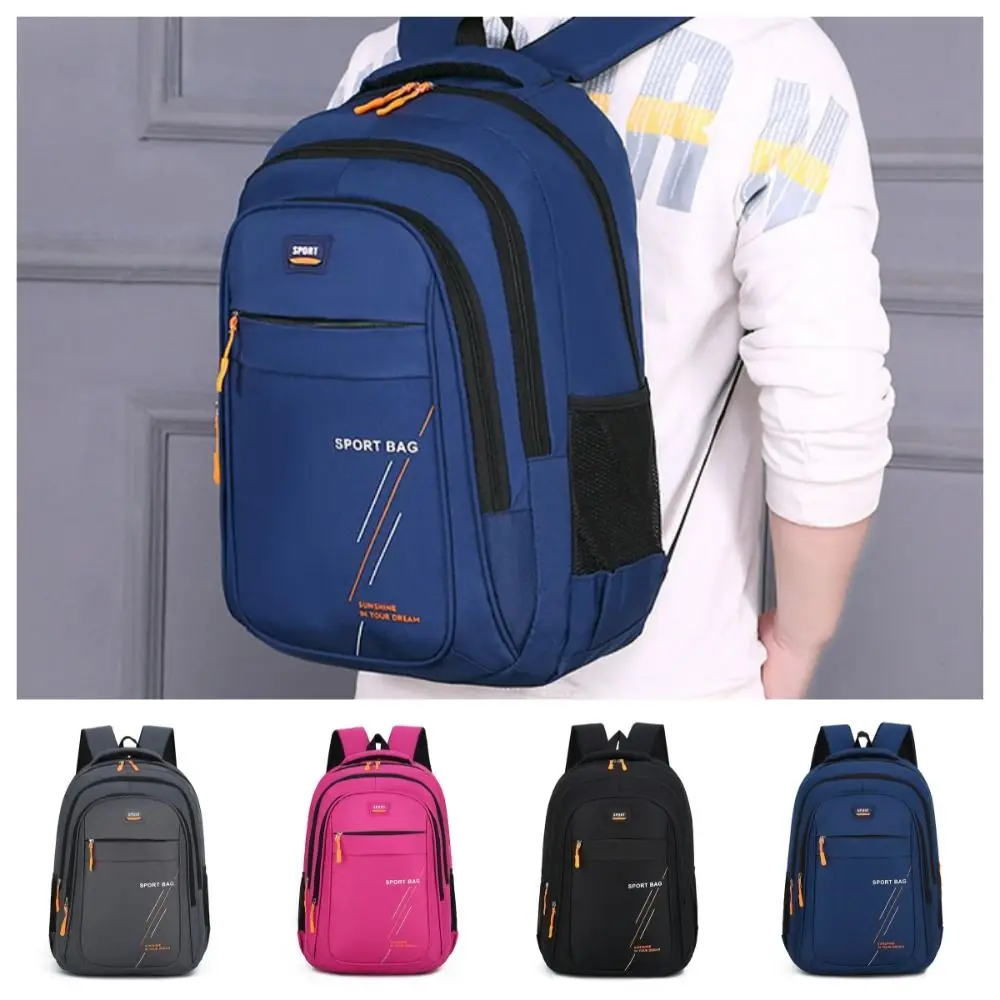 

Simple Waterproof Men's Backpack Large Capacity Schoolbag Business Computer Bag Rucksack Laptop Bag Sports Backpack Outdoor