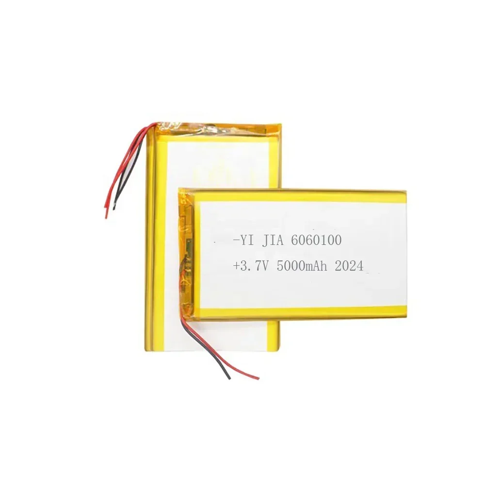 6060100 polymer lithium battery 3.7v 5000mAh lithium ion batteries for Laptop learning machine tablet PC rechargeable battery