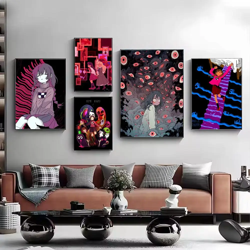 Game Yume Nikki Painting Calligraphy Stylish Canvas Poster Wall Art for Living Room Bedroom Cafe Office Home Decor Gift