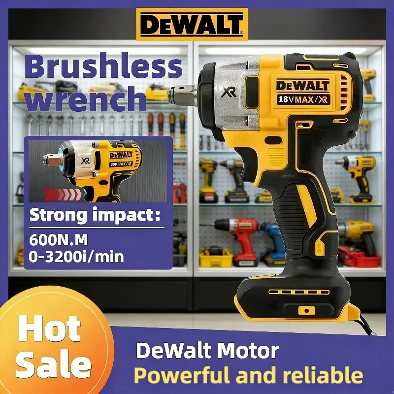 

Dewalt DCF880 Cordless Impact Wrench 2300RPM Rechargeable Electric Lithium Battery Wrench Power Tools For Dewalt Battery