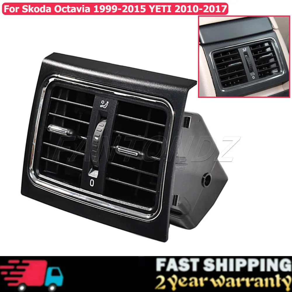 

Rear Center Armrest Conditioning Vent Outlet For Skoda Octavia 1999-2015 YETI 2010-2017 Center Armrest A/C Assembly 1ZD 819 203