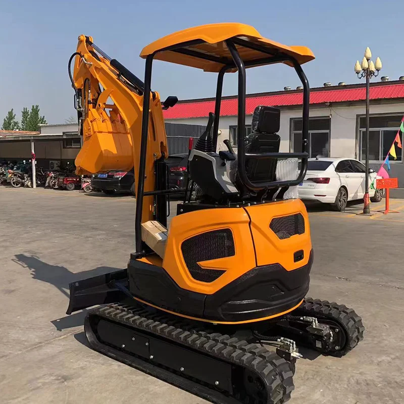 Miniexcavadora personalizada de 2,2 toneladas, venta directa de fábrica con funcionamiento de piloto hidráulico, excavadora pequeña con motor Euro 5 certificación CE