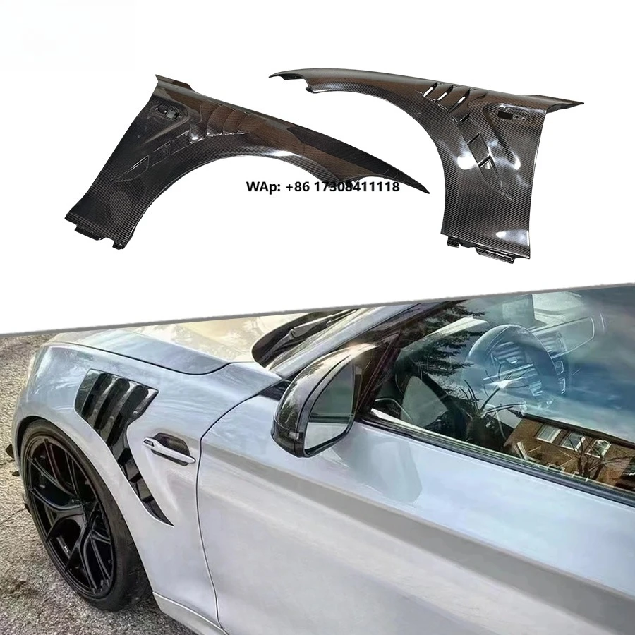 

Real Carbon Fiber Front Fender Side Fender Flares for M2 M2C F87 2016-2021 Carbon Fenders Body Kit