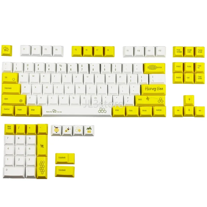 Personalized sublimation PBT keycaps Original highly sublimation keycaps Mechanical keyboard keycaps