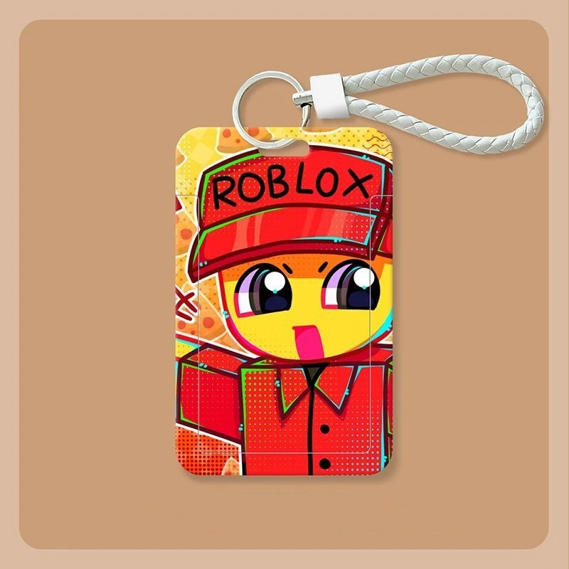 Roblox حامل بطاقة الحبل للهاتف المحمول ملحقات المفاتيح بطاقات الحافلة بطاقة الطالب مكافحة فقدان هارد شل بطاقات حامل العناصر الزخرفية #3