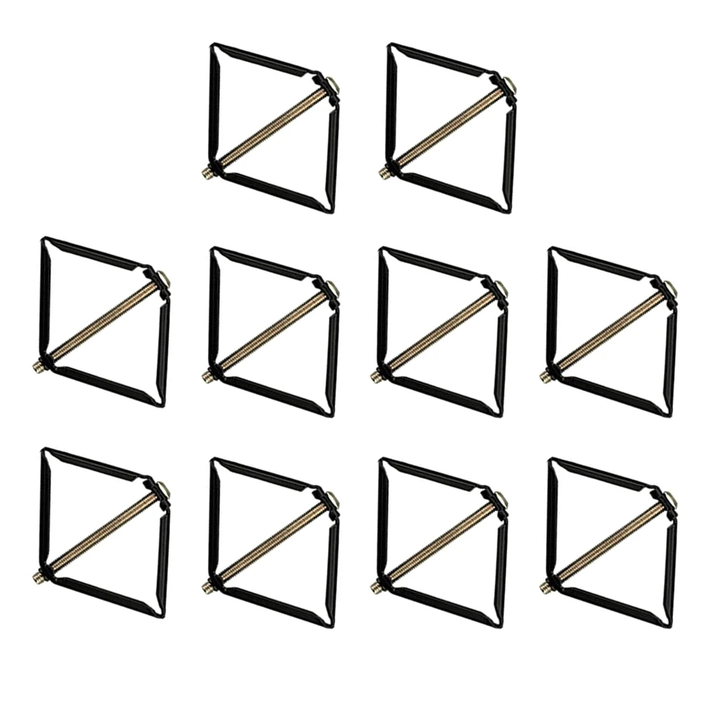 

10Pcs Socket Bottom Box Repairer High Hardness Metal Cassette Switch Socket Repair Tool for Electrical Junction Box Support and