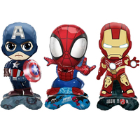 Cartoon Marvel Disney Pokémon Base Aluminum Foil Balloon Kid Birthday Party Decoration Balloon Baby Shower