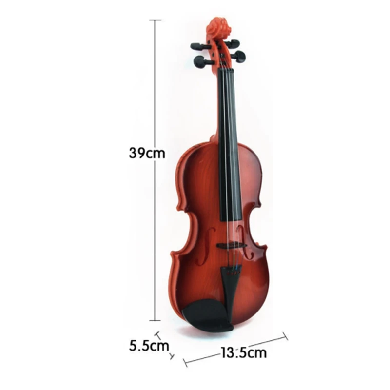 Mini Adjustable Violin String Musical Instrument Toys Gift Develop Kid Musical Talent Toys(Random Color)