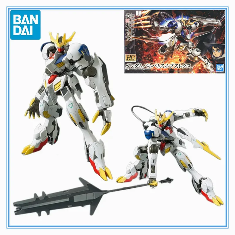 

Latest Original Genuine HG 1/144 Gundam BARBATOS LUPUS REX Bandai Anime Model Toys Action Figure Gifts Collectible Ornaments