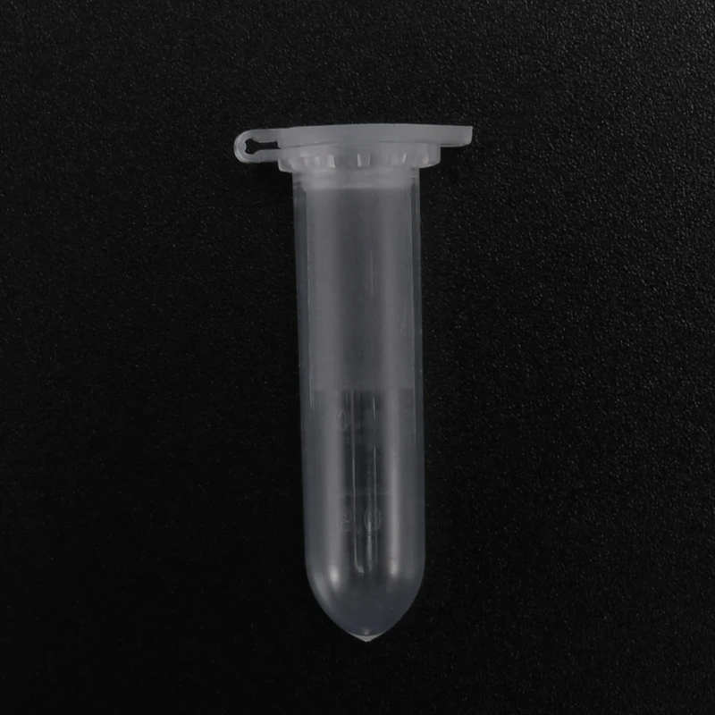 1000Pcs 2Ml Micro-Centrifuge Tube Test Tube Vial Clear Plastic Vials Container Snap Cap For Laboratory Sample Storage