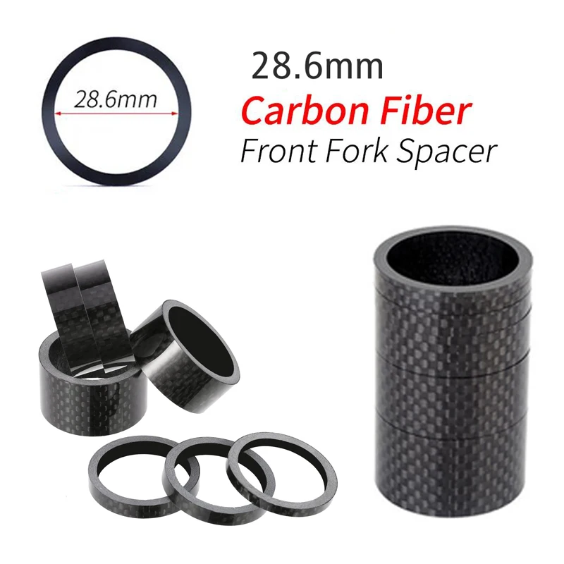 Bicycle Headset Spacer Carbon Fiber Washer 28.6mm 1-/8