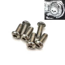 For Harley Touring Dyna Softail Sportster XL883 1200 Motorcycle Bolts Screw Derby Cover Bolt