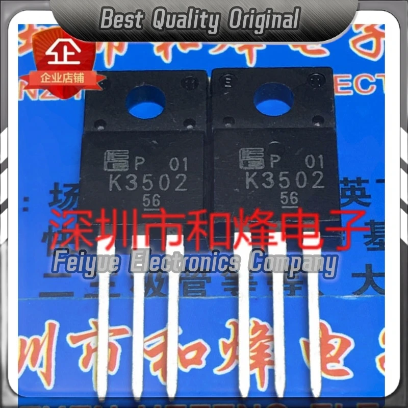 5PCS-20PCS  K3502 2SK3502  TO-220F MOS 600V 10A  Best Quality Imported Original Quick Delivery