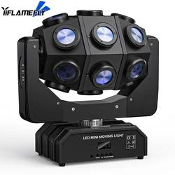 180W Moving Head Light Beam luce stroboscopica LED RGBW Ball Stage Light Sound Activated DMX512 per Club DJ Disco Dance Party KTV Bar