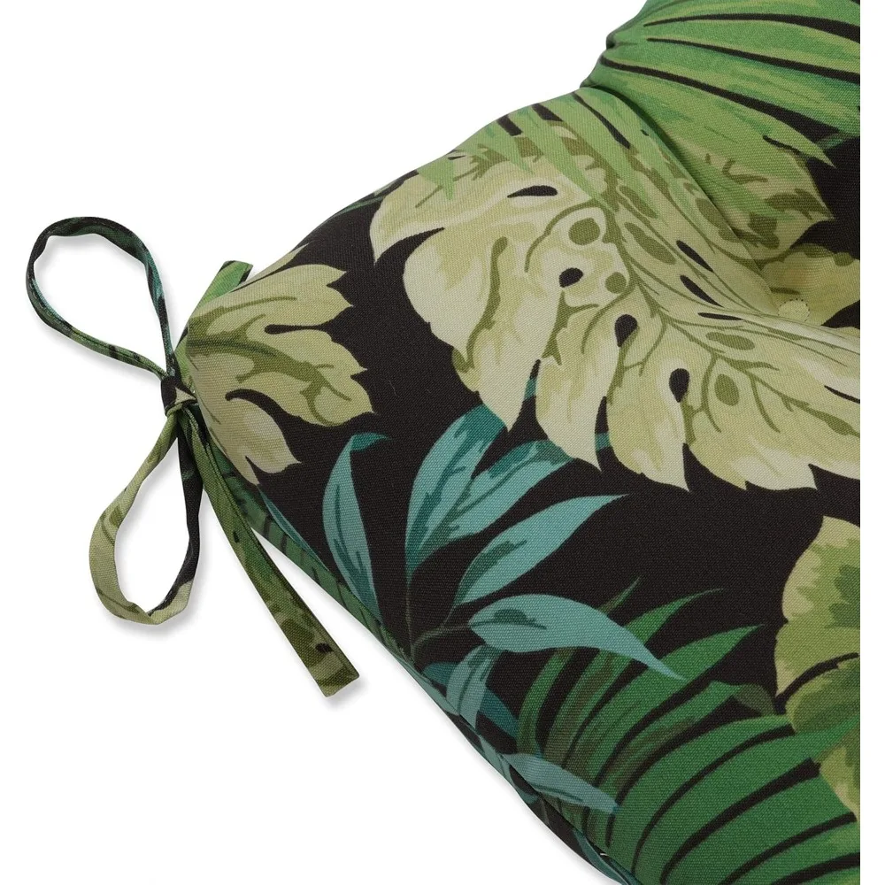 الزبرجد الأخضر الاستوائي الفاخر مقاس 52 × 18 بوصة مقعد معنقدة/وسادة متأرجحة - داخلي/خارجي