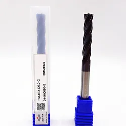 PM-4EX-D3.0-G/PM-4EX-D4.0-G/PM-4EX-D5.0-G/PM-4EX-D6.0-G PM-4EX-G ZCC.CT End Mills 4 Flute Straight Shank Flat End Mills 1pcs/box