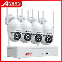 ANRAN 5MP Wifi Surveillance Camera System Outdoor Color Night Vision CCTV Set Video 8CH Wireless NVR Security Kit Two Way Audio