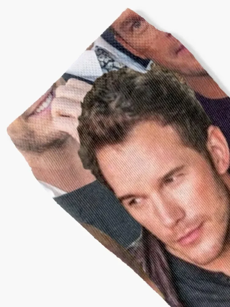 Chris Pratt Photo Collage Socks Heating sock moving stockings Boy Socks Women's