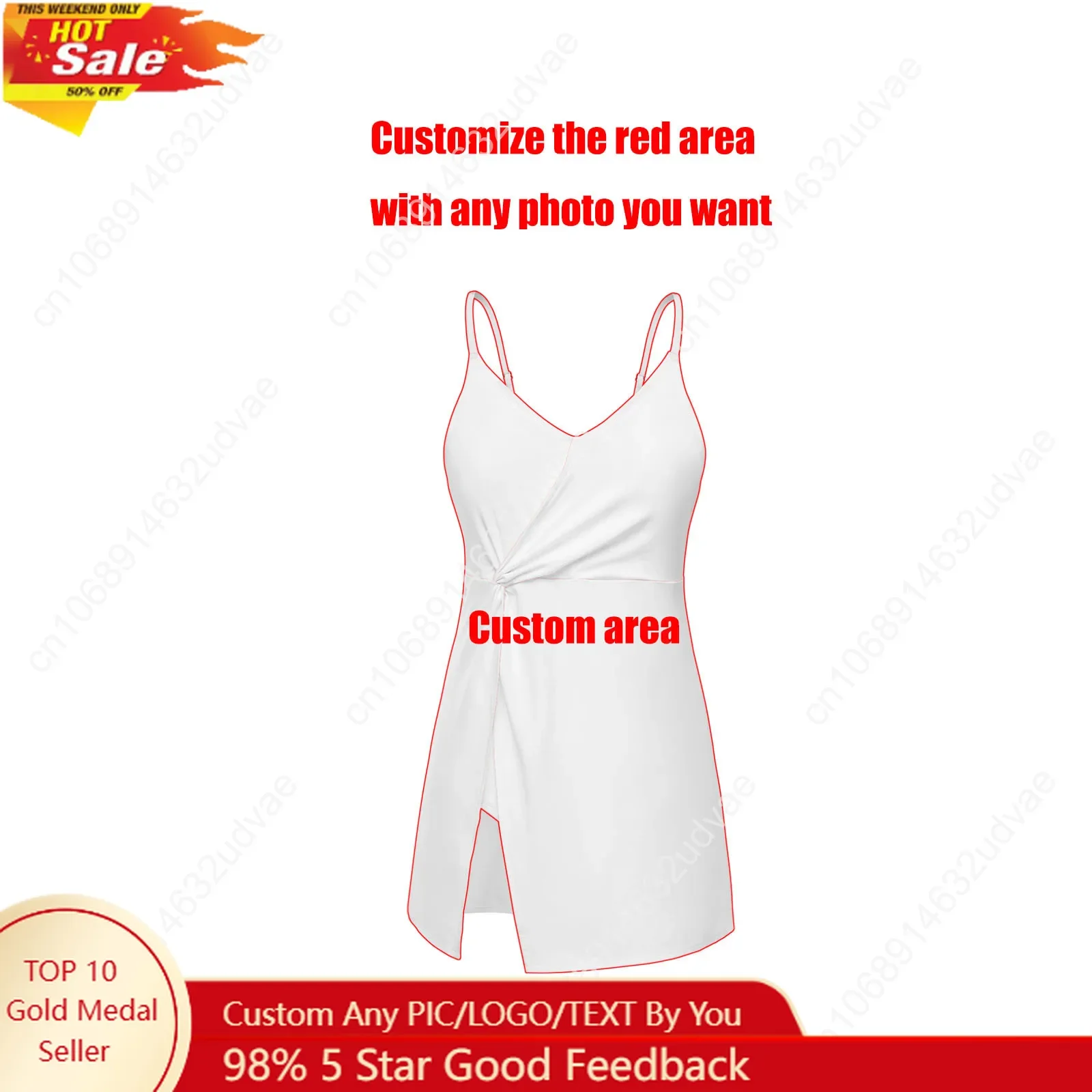 

Custom Sling Dress Swimsuit Womens Bathing Suits Personalized Fashion Swimwear Pool Party Beach Bikini Custom Made Beachwear