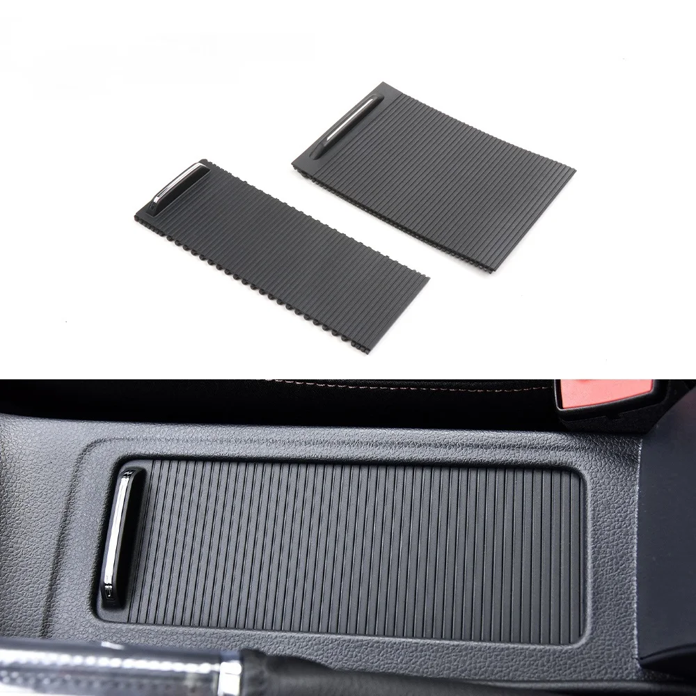 

For Volkswagen Sagitar Black Car Front Seats Sliding Shutters Cup Holder Roller Blind Cover 16D862531A 17G862531A