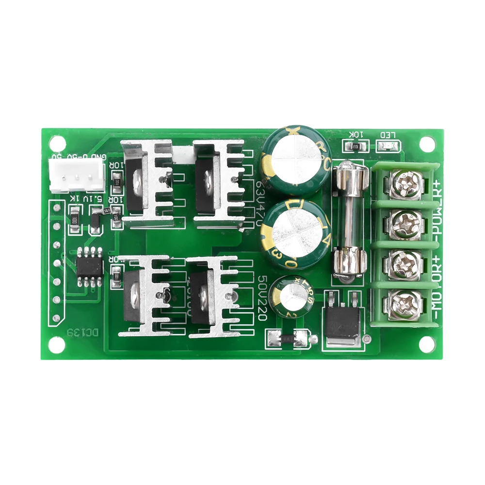 DC6-60V 20A Motor Drehzahl regler PWM DC Motorantrieb Controller Modul Unterstützung PLC Analog 0-5V Mikro controller