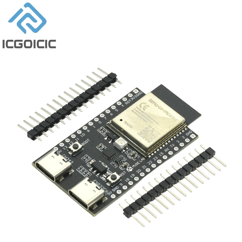 ESP32-C6-N4 N8 N16 Development Board ESP32-C6 Core Board WiFi6 Bluetooth-compatible For Nano Arduino  Zigbee