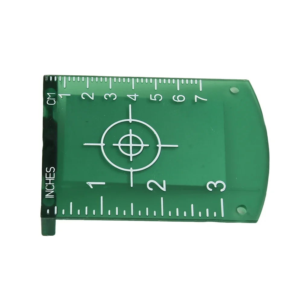 Plaques cibles laser 10x7cm, carte cible-plaque de coulée magnétique Plaque cible laser Cm plastique pour niveau laser vert rouge général