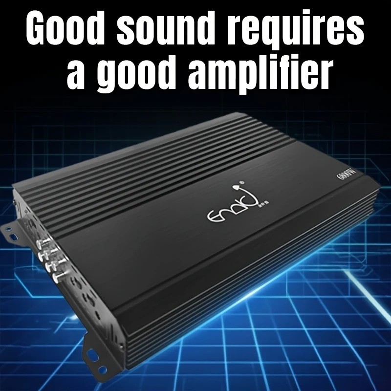 4Full-frequency channelA/BHigh-end car audio amplifier，12V，High-quality sound，Aluminum Alloy，Button Control，Suitable for subwoo