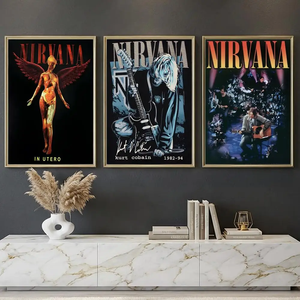 Nirvana Poster --HD-- Self-Adhesive Waterproof High-Toughness Universal Wall Decor