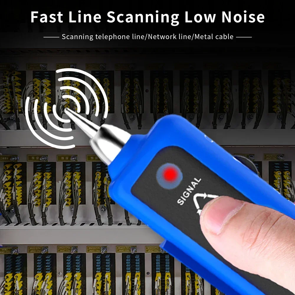 NAYAFA NF-801B Tester per cavi di rete RJ11 RJ45 Crimper Ethernet Wire Tracker multifunzione Line Finder illuminazione a LED