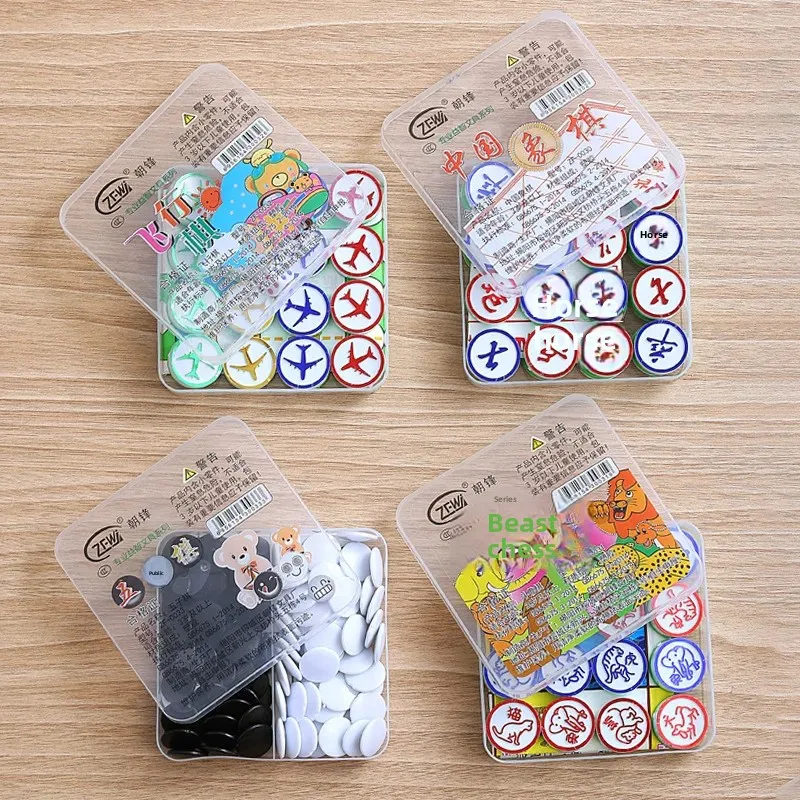 لعبة لوحة شطرنج صغيرة لتطوير الذكاء التعليمي ألعاب أطفال شطرنج طائر حيوان قتال الشطرنج خمسة في صف فحص #1