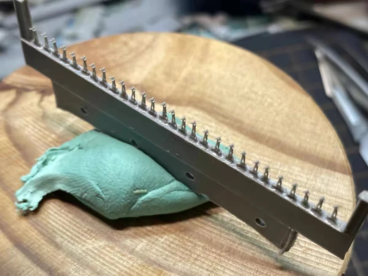 Modelo de resina en miniatura 1/700, super mini soldado empujador de cubierta Universal, 25 unids/set