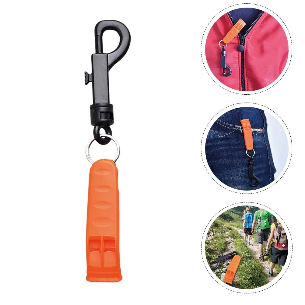 10 قطعة صفارات الطوارئ البقاء على قيد الحياة في الهواء الطلق صفارات التخييم البلاستيكية المحمولة إشارة السلامة خفيفة الوزن للمشي لمسافات طويلة التدريب السفر