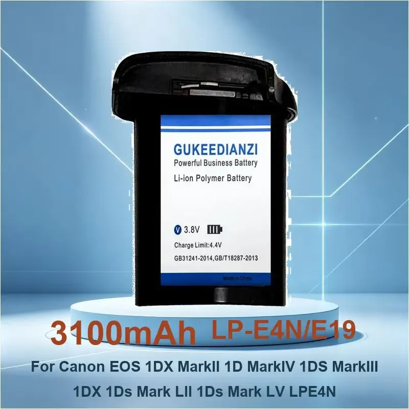 

Battery For Canon EOS 1DX MarkII 1D MarkIV 1DS MarkIII Mark Lll LV LPE4N EOS-1Ds III IV 1Ds3 1D3 1D4 IV, C X FS10 FS11 FS100