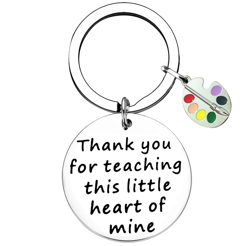 Art Teacher Appreciation Gift Keychain Gifts Key Rings  Art Instructors Gift birthday chrismas gifts