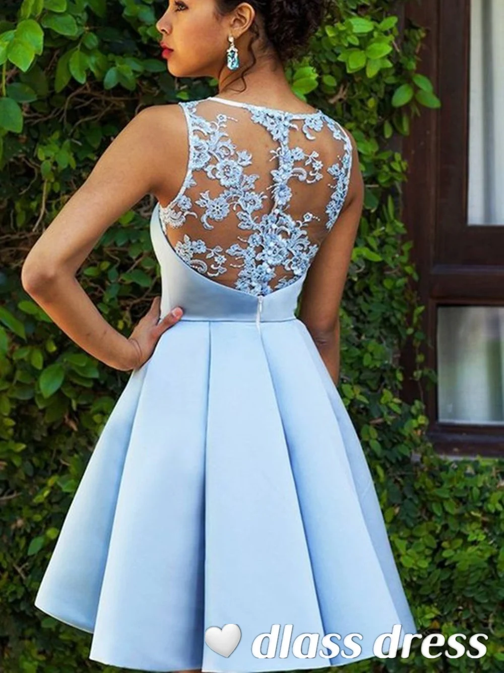 2022 New A-Line Princess Homecoming Dress Sleeveless Bateau Satin Mini Cocktail Elegant Vestidos De Fiesta فساتين حفلات التخرج