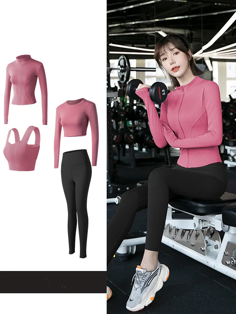 2/4 Pieces Set Seamless Women Yoga Set Workout Sport Pants Bra Gym Suits Fitness Shorts Crop Top High Waist Running Legging