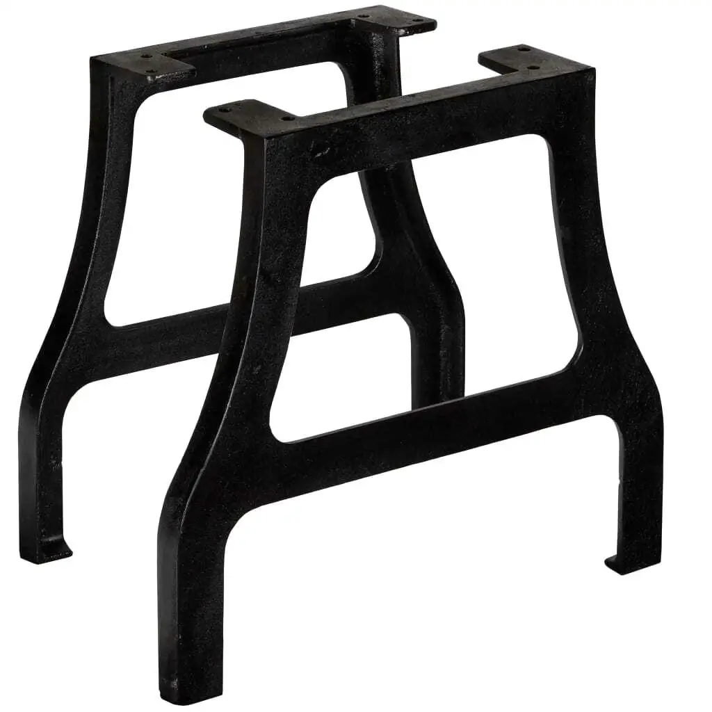 

Set of 2 A-Frame Cast Iron Coffee Table Legs - Sturdy & Stylish Support for Your Furniture