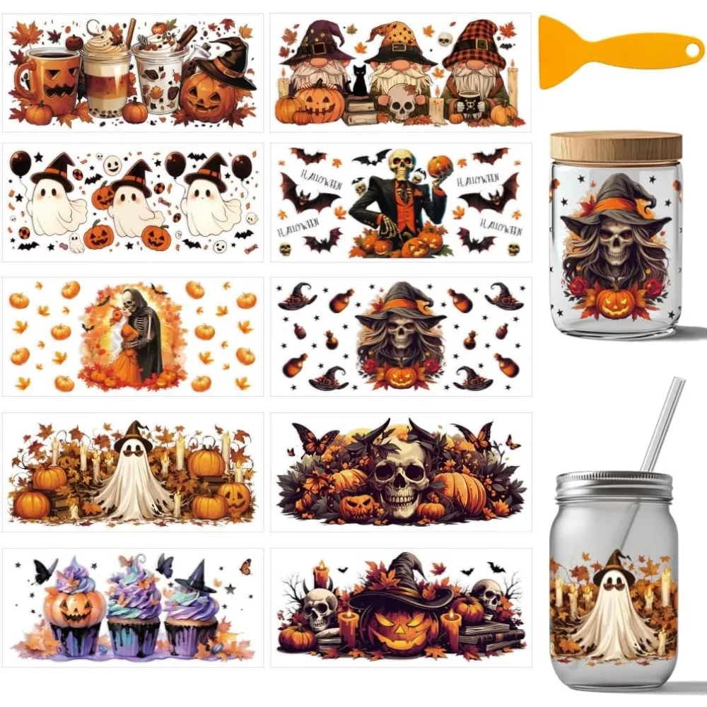 10 Sheets Halloween… - image