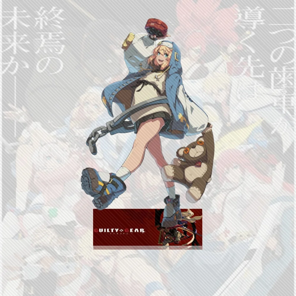 15CM HOT Anime Guilty Gear Acrylic Stand Model Cosplay Charm Characters Ornament Accessories Goods Christmas Gifts