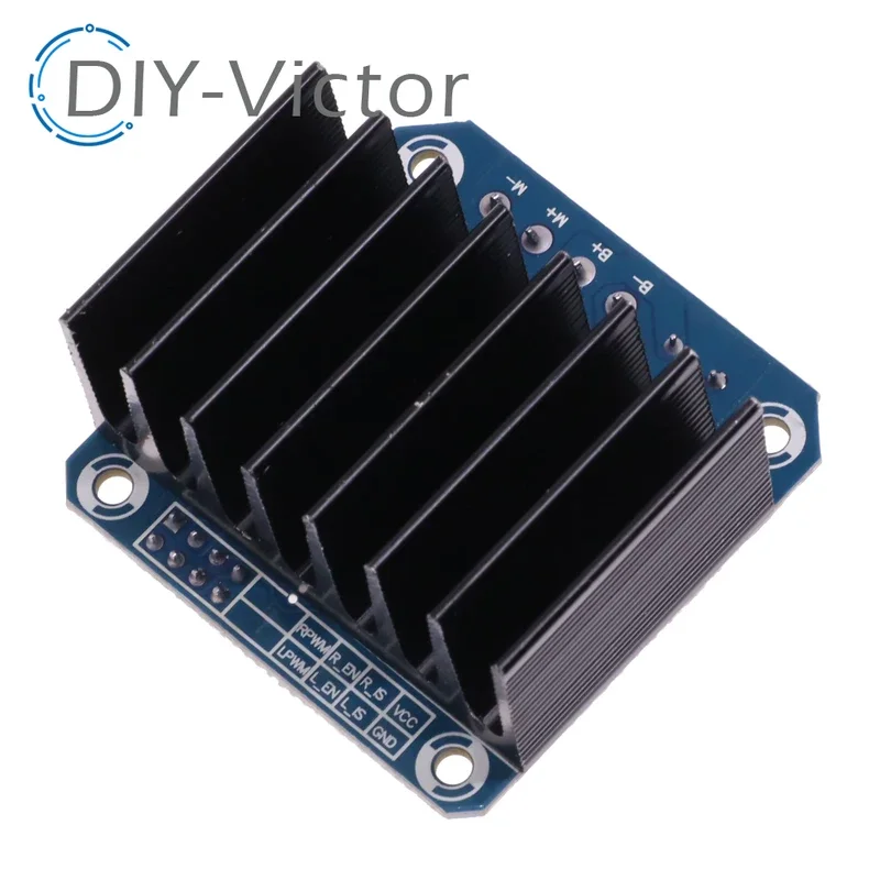 Double BTS7960 Stepper Motor Driver Module BTS7960B DC 43A PWM r  H-Bridge For Arduino Smart Car