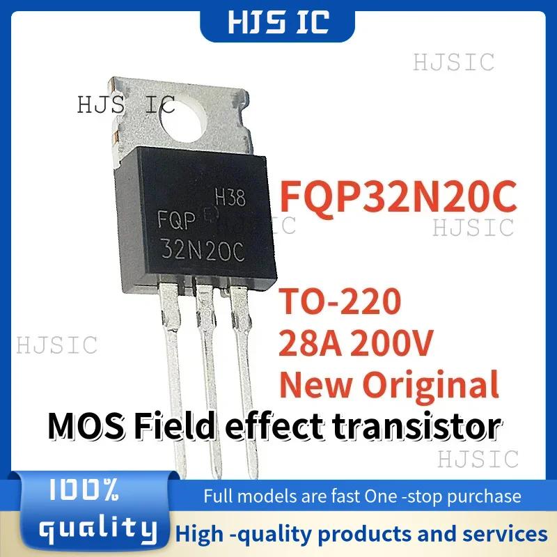 10-20PCS Nuevo Original FQP32N20C FQP32N20 32N20C 32N20 TO-220 28A 200V Transistor de efecto de campo MOS