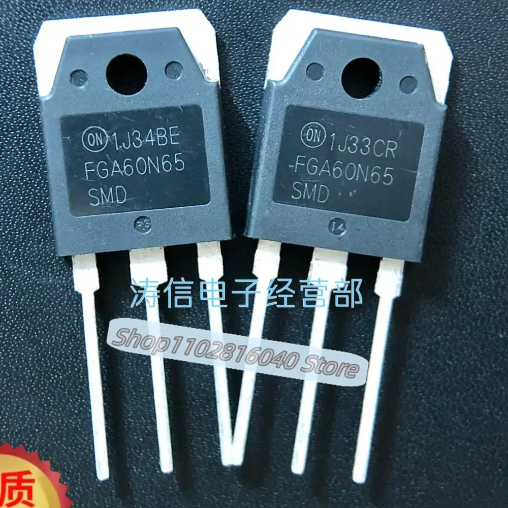 10PCS/Lot FGA60N65SMD  IGBT TO-3P 650V60A Best Quality Imported Original Spot