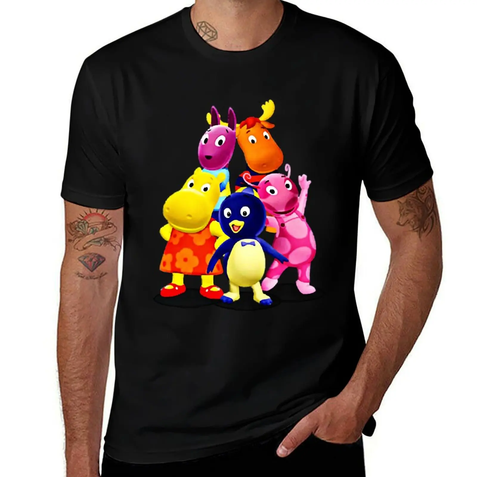 

backyardigans Classic T-Shirt mens graphic t shirts men t shirt cotton 100%