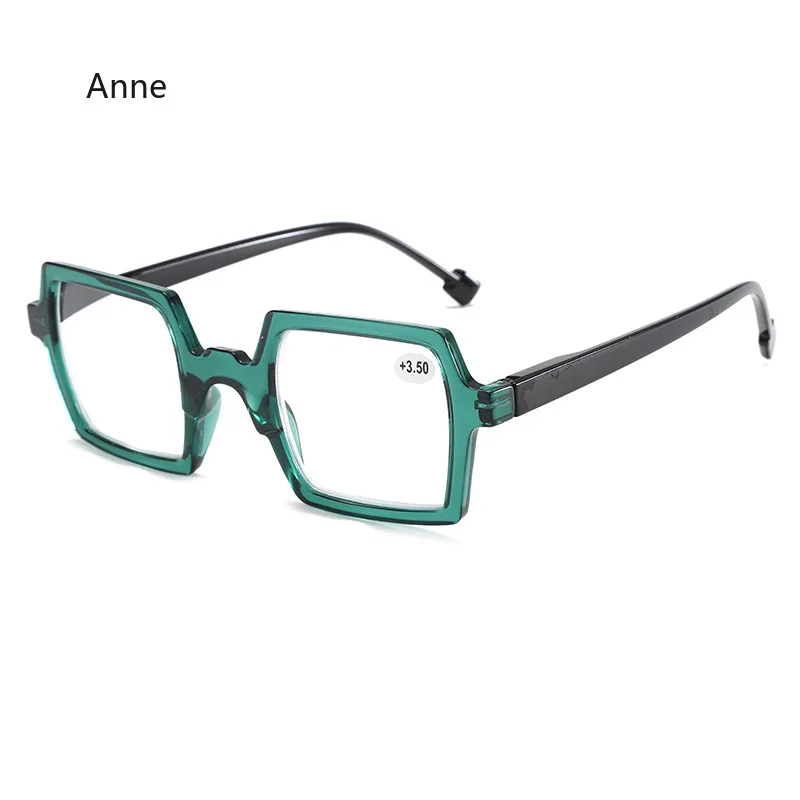 1PC Oversized Square Reading Glasses Men Women Portable Large Frame High-definition Presbyopia Eyeglasses Diopter 1~+ 4.0 gafas