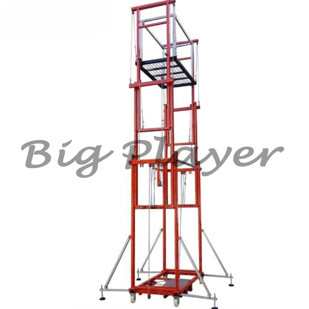Fully automatic remote control hoist Electric scaffolding foldable mobile lifting platform