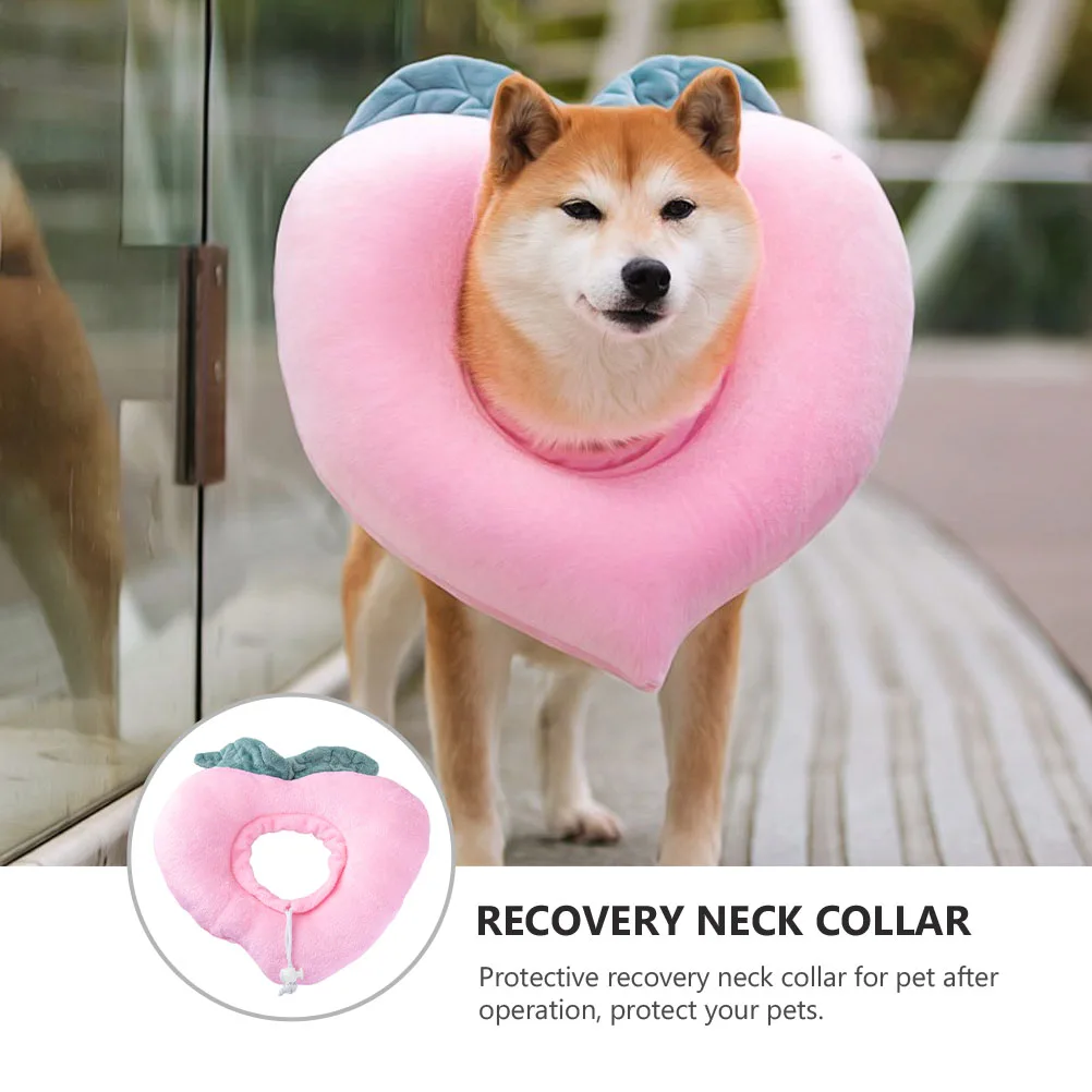 

Pet Anti-Lick Neck Protective Recovery Dog Cat Post Surgery Durable Soft Lightweight Bright Pet Protective Headgear Dog Recovery