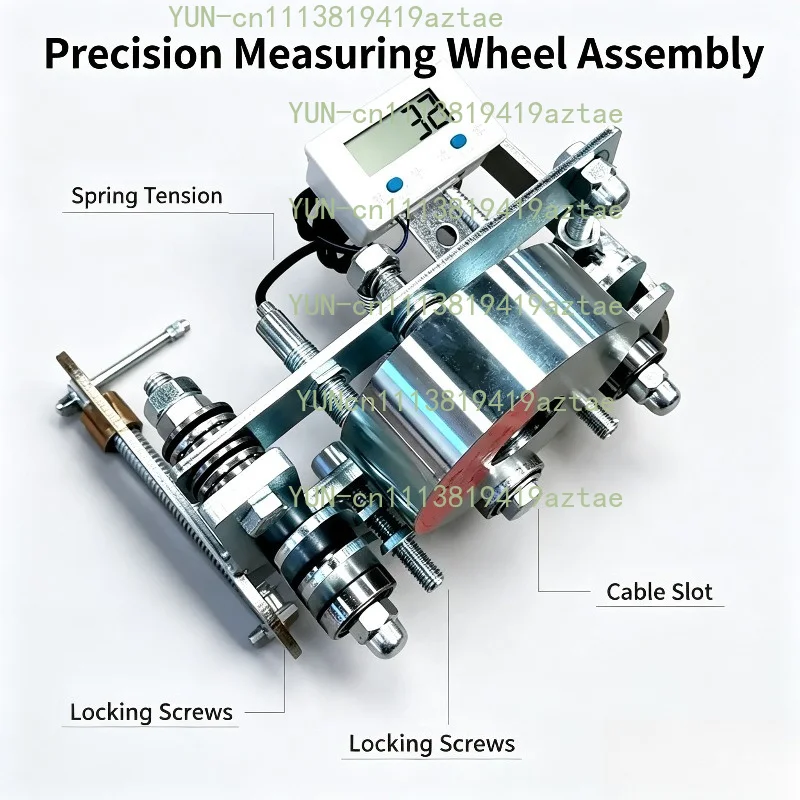 Digital Wheel Cable Meter Counter Portable Wire Rope Length Measuring Device Special  Tool For Steel Wire Safety Rope Various