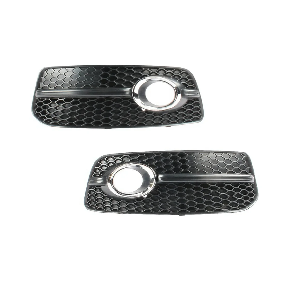 Fog Lamp Frame Lower Grille Headlight Cover for Audi Q5 S-Line 09-12